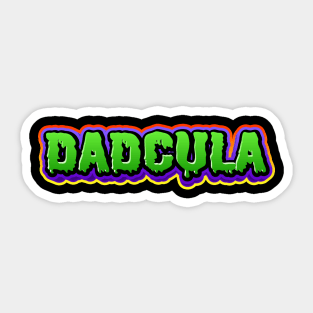 Dadcula Orange Sticker